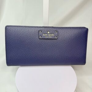 Kate Spade Midnight Blue Wallet NWOT